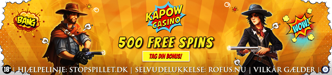 Få 500 free spins